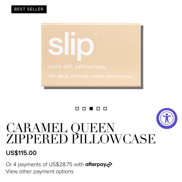 Carmel slip 100% pure silk pillowcase for standard queen pillow